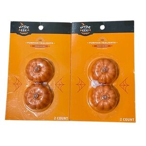 Hyde & EEK! Led Pumpkin Tealights - Set of 2 Packs